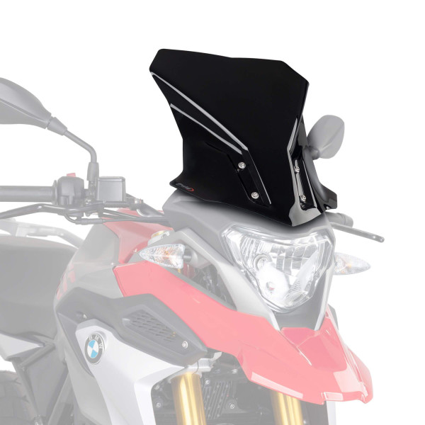 Puig Puig touring screen | black (opaque) | bmw g 310 gs 2017>2022